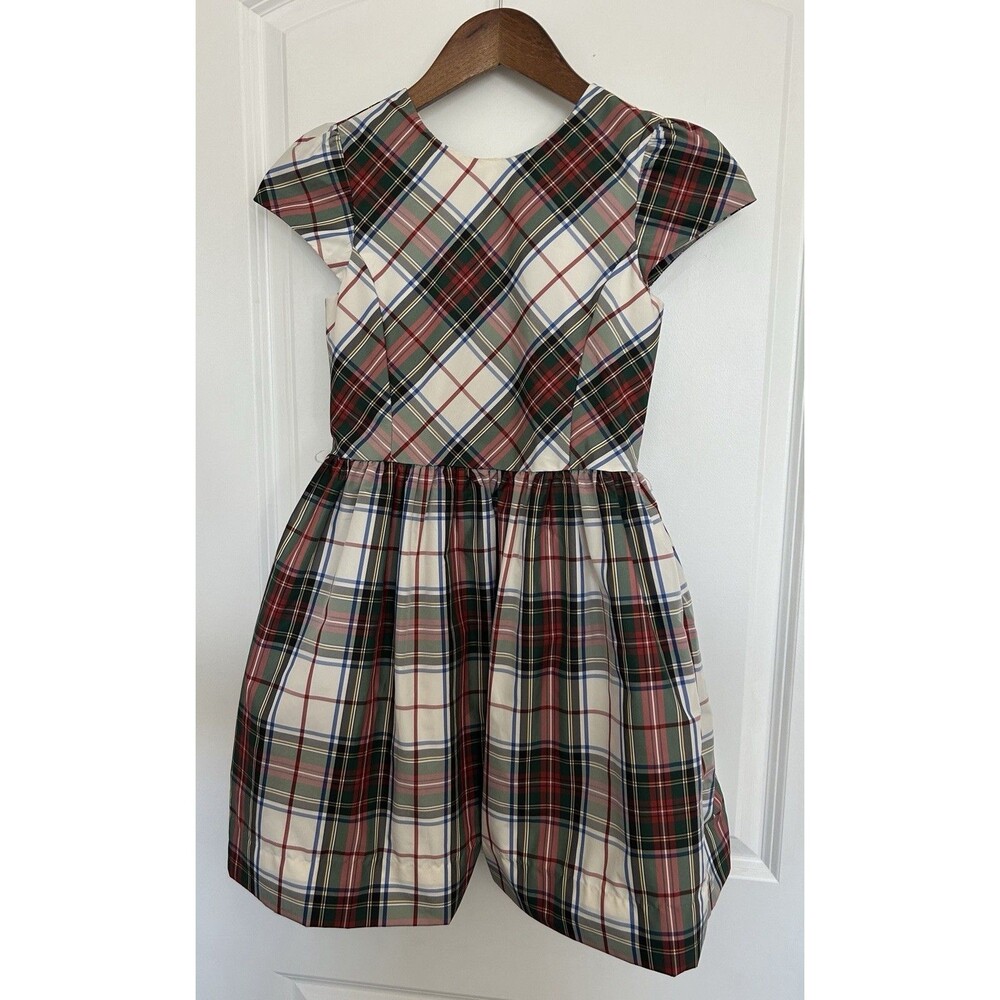 Polo Ralph Lauren Girl Dress Size 8 Classic Plaid Holiday Christmas Preppy
